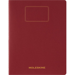 Zeszyt MOLESKINE Student Cahier, XXL, w linie, 21,6x27,9cm, czerwony