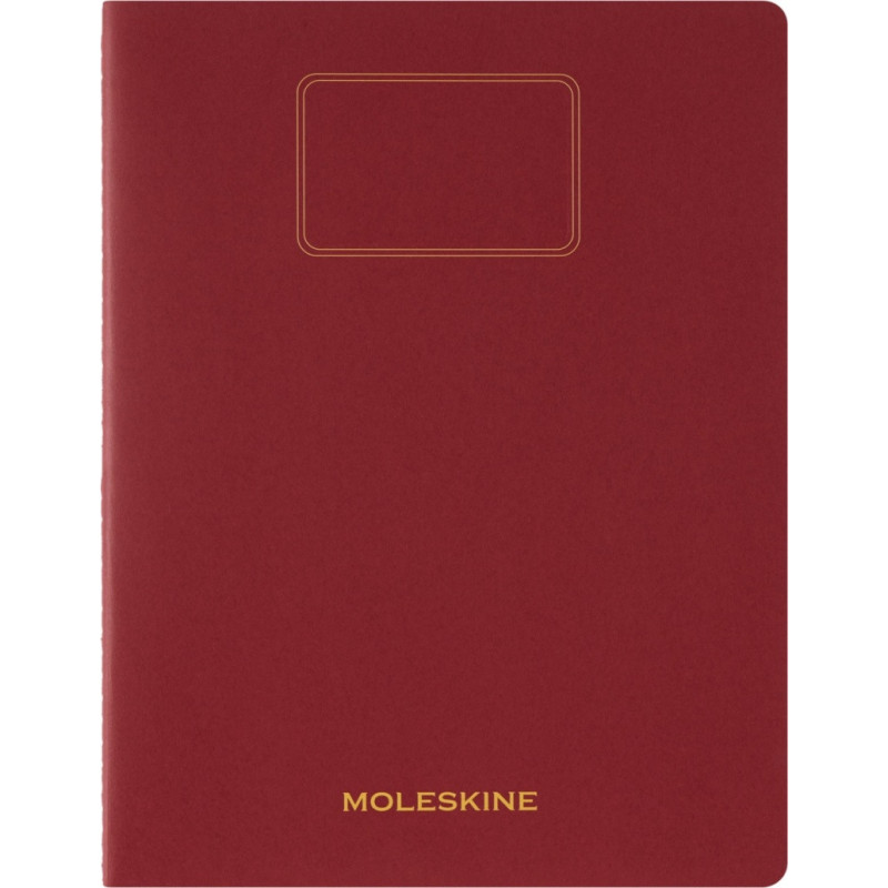 Zeszyt MOLESKINE Student Cahier, XXL, w linie, 21,6x27,9cm, czerwony