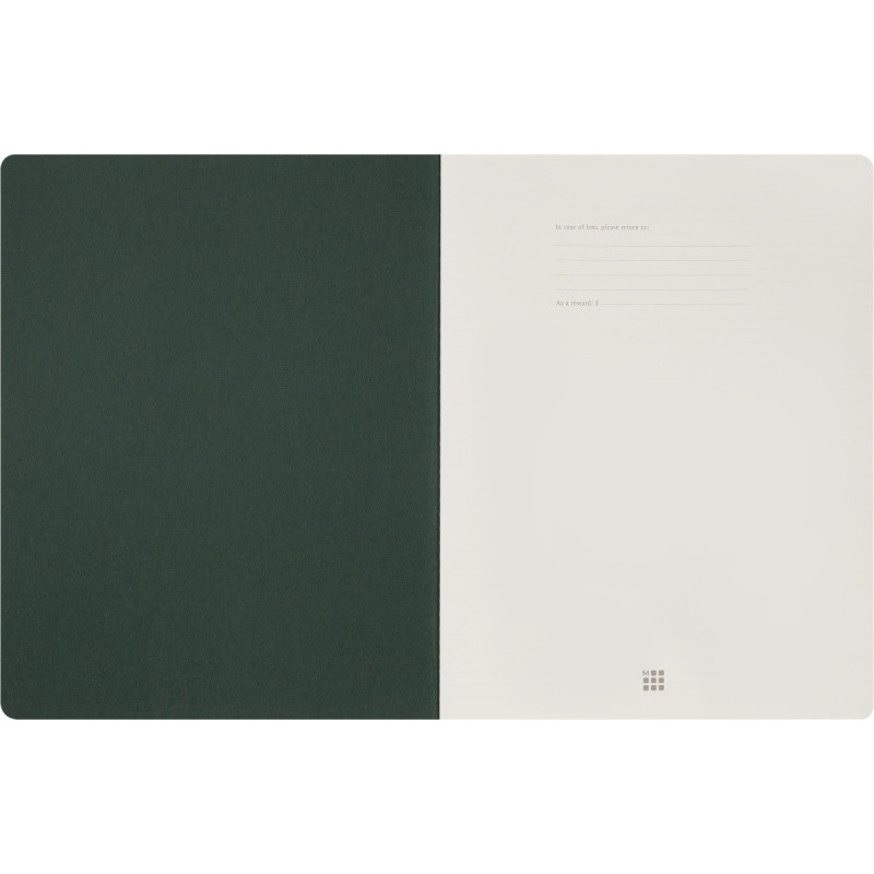 Zeszyt MOLESKINE Student Cahier, XXL, w linie, 21,6x27,9cm, myrtle green