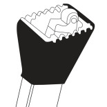 Aluminiowa drabinka Q-CONNECT, 2-stopniowa