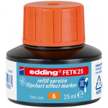 Tusz do uzupełniania markerów do flipchartów e-FETK 25 EDDING, pomarańczowy