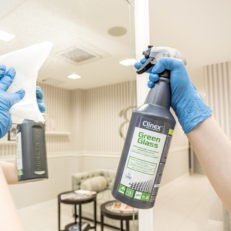 Ekologiczny preparat CLINEX Green Glass, do mycia szyb, 1l