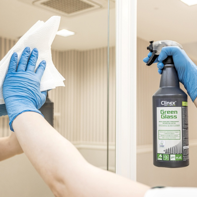 Ekologiczny preparat CLINEX Green Glass, do mycia szyb, 1l