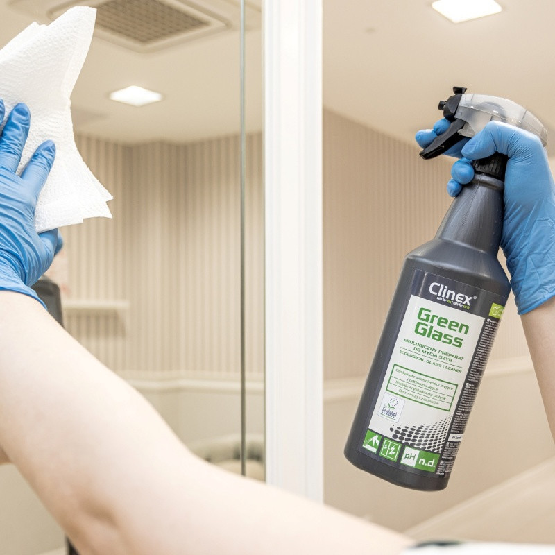 Ekologiczny preparat CLINEX Green Glass, do mycia szyb, 1l