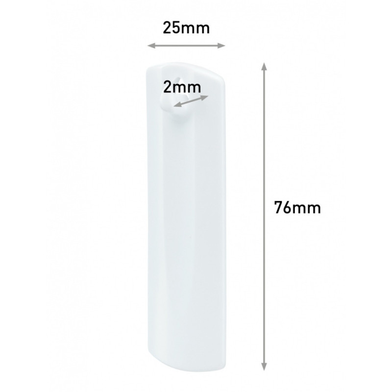 Wieszak COMMAND™ (17040), do obrazów z uchwytem, 1 haczyk + 2 paski, biały