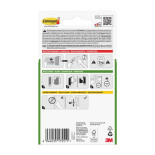 Wieszak COMMAND™ (17040), do obrazów z uchwytem, 1 haczyk + 2 paski, biały