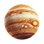 Malowanie po numerach BRUSHME, okrągły, śr. 40 cm, Jowisz, 1 szt.