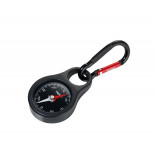 Brelok TROIKA Wegweiser, kompas, z karabińczykiem, czarny