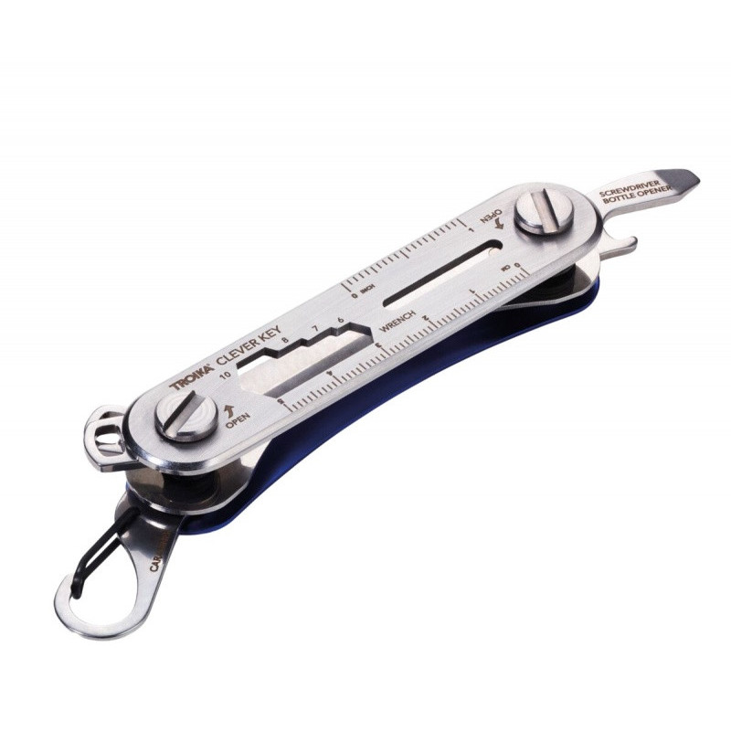 Brelok TROIKA Clever Key, na 6 kluczy, 6 funkcji, niebieski