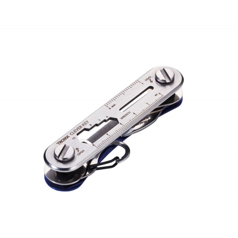 Brelok TROIKA Clever Key, na 6 kluczy, 6 funkcji, niebieski