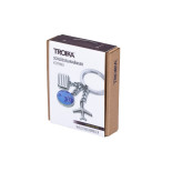Brelok TROIKA Weltenbummler, 3 charmsy, metal