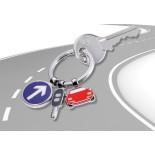 Brelok TROIKA On The Road, 3 charmsy, emaliowany metal