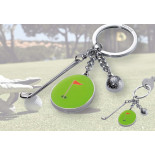 Brelok TROIKA Hole In One, 3 charmsy, emaliowany metal