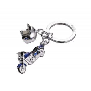 Brelok TROIKA Key Cruising, emaliowany metal, niebieski
