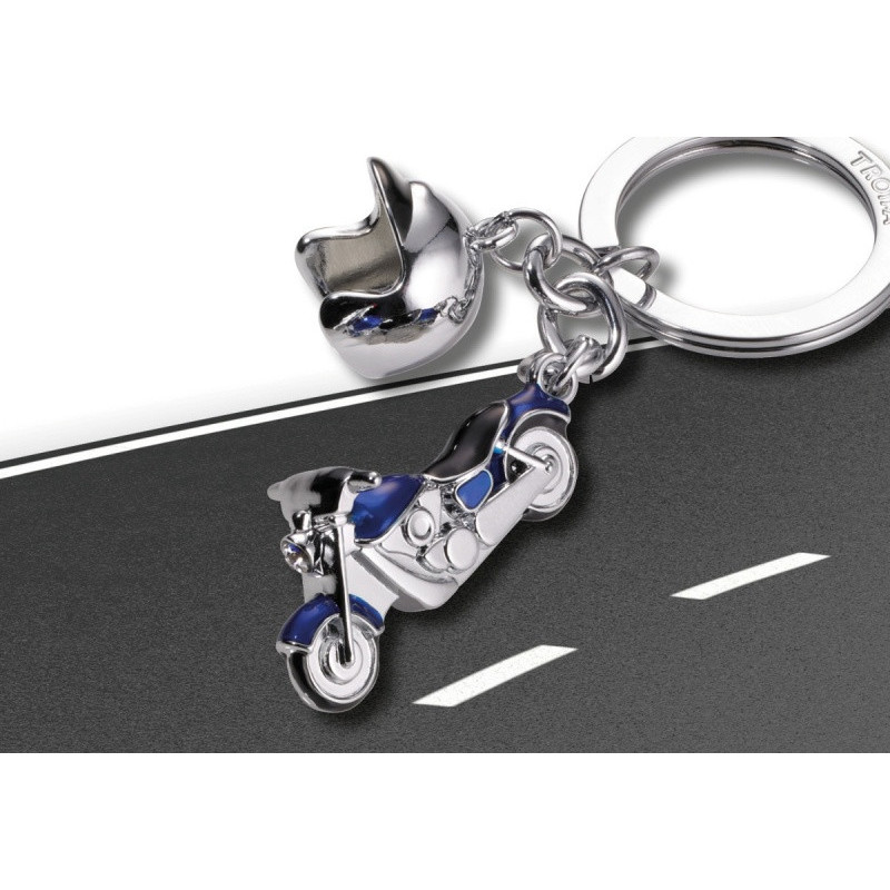 Brelok TROIKA Key Cruising, emaliowany metal, niebieski