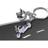 Brelok TROIKA Key Cruising, emaliowany metal, niebieski