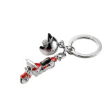Brelok TROIKA Key Cruising, emaliowany metal, czerwony