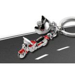 Brelok TROIKA Key Cruising, emaliowany metal, czerwony