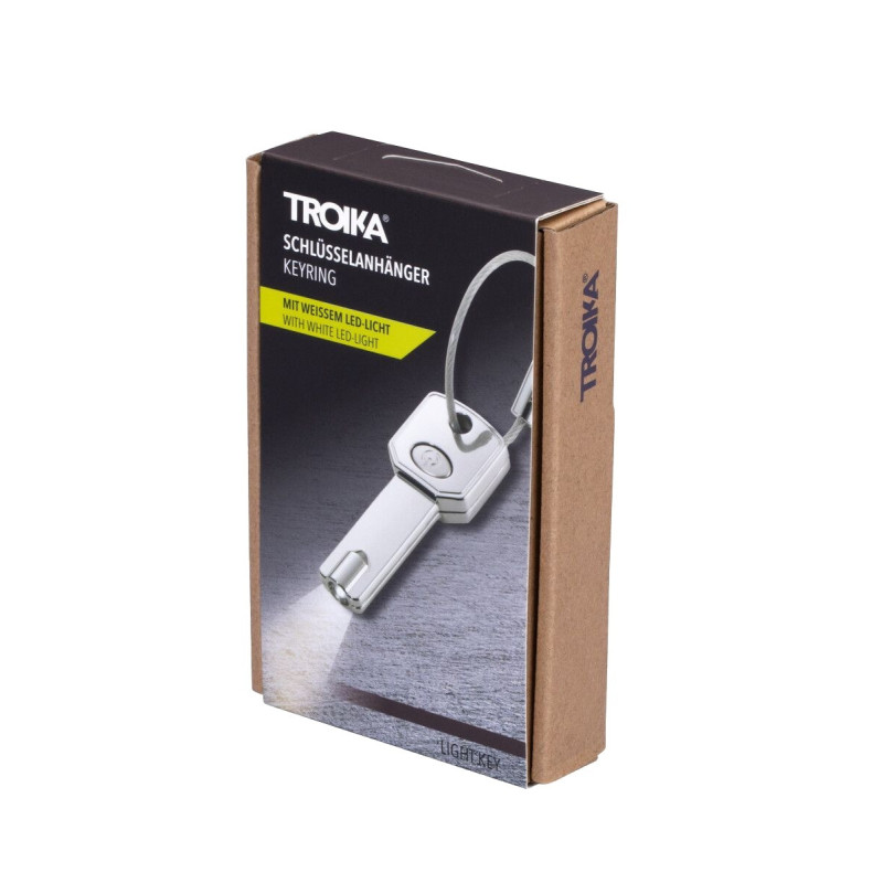 Brelok TROIKA Light Key, z lampką LED, klucz