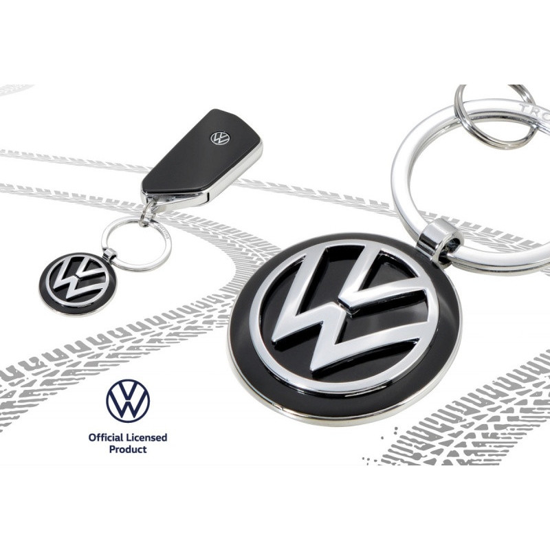 Brelok TROIKA VW Volkswagen Keyring, chromowany metal