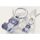 Brelok TROIKA Cat & Kitty, emaliowany metal