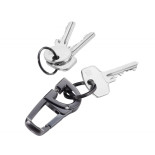 Brelok TROIKA D-Click, system click-lock, karabińczyk, metal