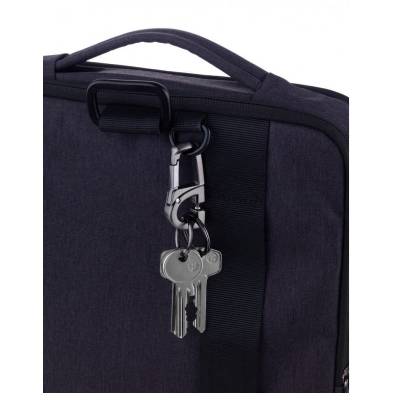 Brelok TROIKA D-Click, system click-lock, karabińczyk, metal