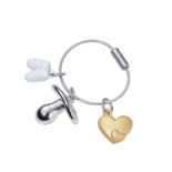 Brelok TROIKA Welcome Baby, 3 zawieszki, metal