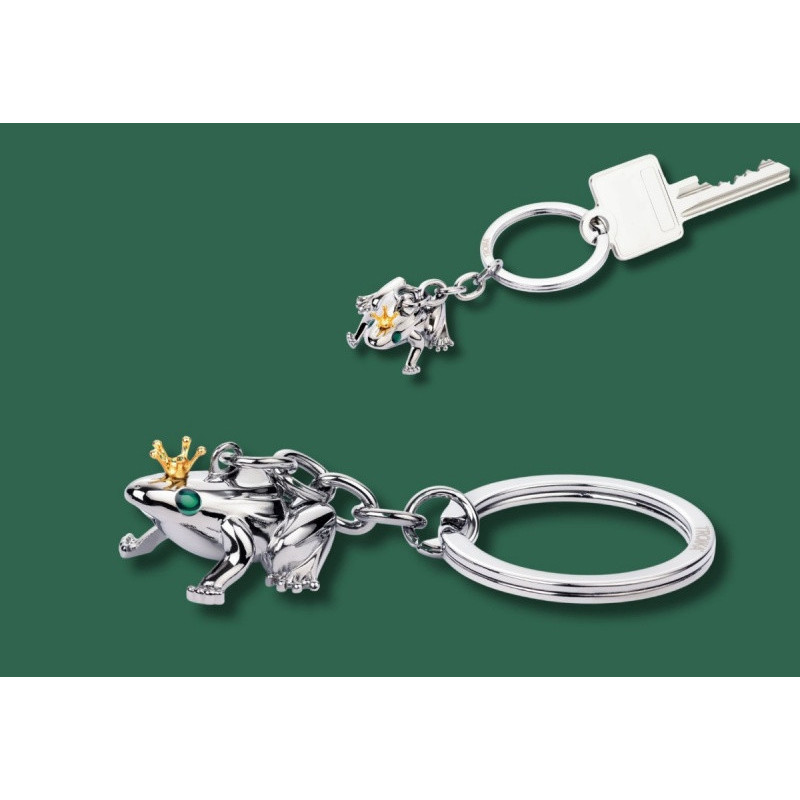Brelok TROIKA Froschkonig, emaliowany metal