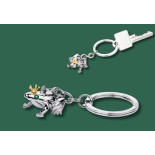 Brelok TROIKA Froschkonig, emaliowany metal