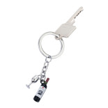 Brelok TROIKA Bordeaux, 2 charmsy, emaliowany metal