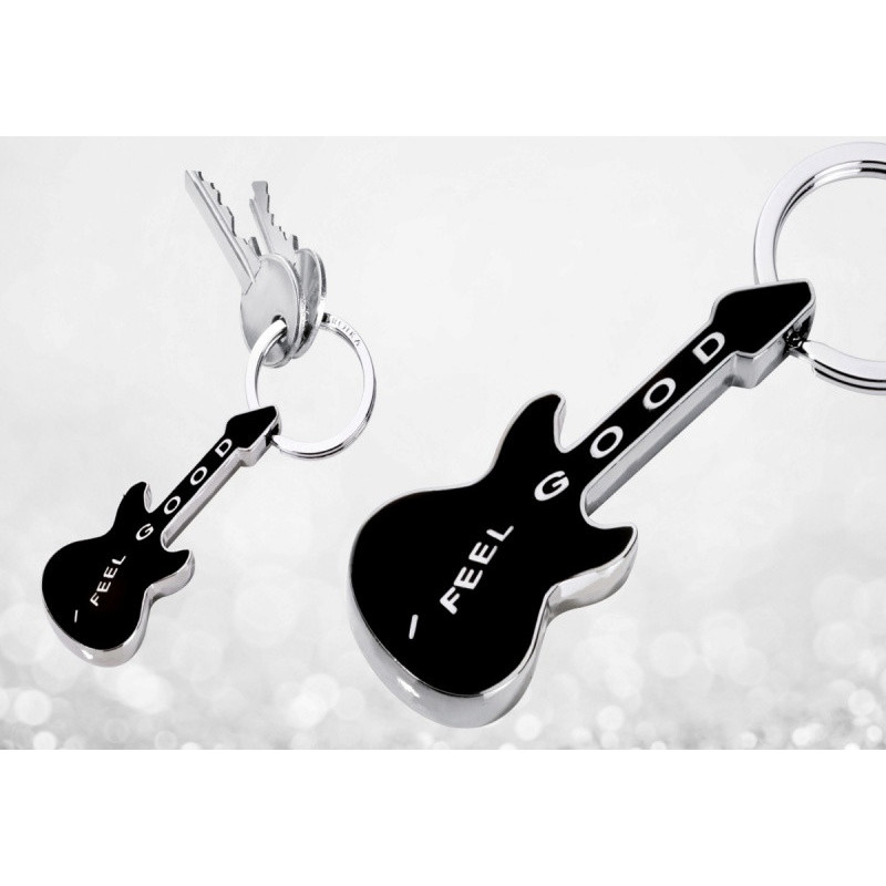 Brelok TROIKA I Feel Good, chromowany metal