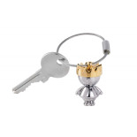 Brelok TROIKA Little King, chromowany metal