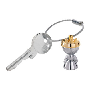 Brelok TROIKA Little Queen, chromowany metal