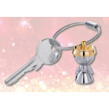 Brelok TROIKA Little Queen, chromowany metal