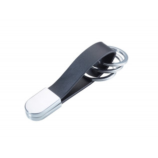 Brelok TROIKA Twister Style, 3 kółka do kluczy, czarny