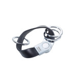 Brelok TROIKA Twister Style, 3 kółka do kluczy, czarny