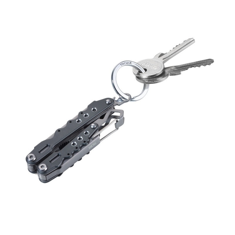 Brelok TROIKA Multitool Reisegerat, czarny