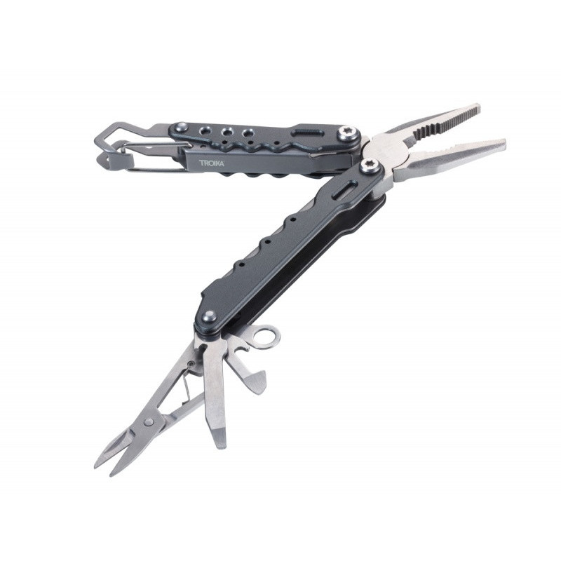 Brelok TROIKA Multitool Reisegerat, czarny
