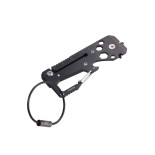 Brelok TROIKA Toolinator, 10 funkcji, stal nierdzewna, czerwony