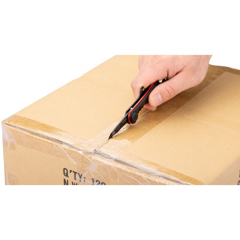 Brelok TROIKA Parcel Cut & Cart, 9 funkcji, czarno-czerwony