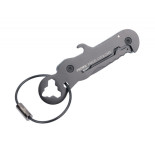 Brelok TROIKA Parcel Cut & Cart, 9 funkcji, czarno‑tytanowy