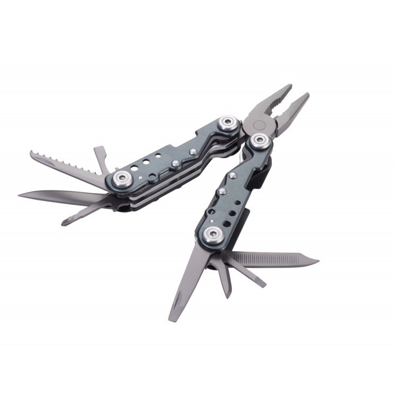 Brelok TROIKA Arbaitsgerat Mini, wielofunkcyjny, szary