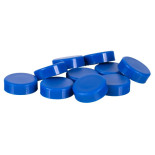 Magnesy do tablic Q-CONNECT, okrągłe, 20mm, 10szt, niebieskie
