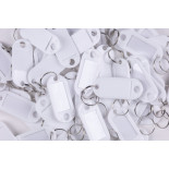 Zawieszki na klucze Q-CONNECT, 50x22mm, 100 szt., białe