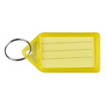 Zawieszki na klucze Q-CONNECT, 55x30mm, 40 szt., żółte