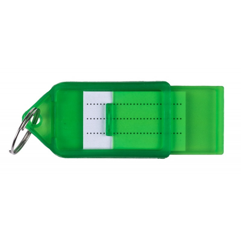 Zawieszki na klucze Q-CONNECT, 55x30mm, 40 szt., zielone