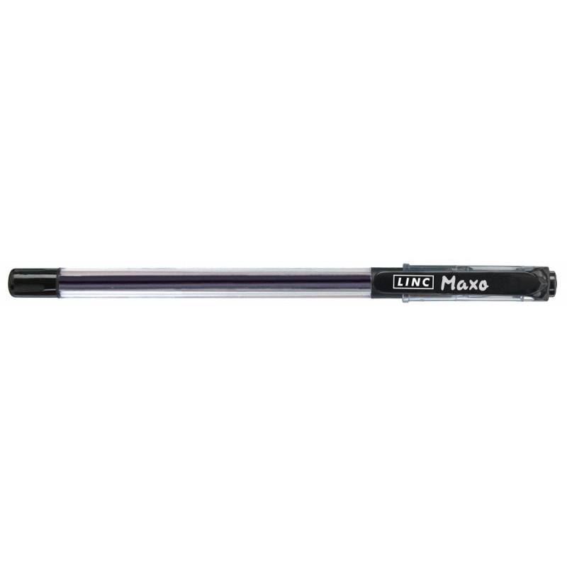 Długopis LINC Maxo, śr. kulki 0,7mm, gr. linii 0,3mm, czarny