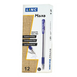 Długopis LINC Maxo, śr. kulki 0,7mm, gr. linii 0,3mm, czerwony