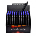 Display długopisów LINC Pentonic B-RT, plaster miodu, śr. kulki 0,7 mm, gr. linii 0,3 mm, 50 szt., niebieski